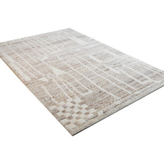 Shima Geometric Hand Loomed Wool Area Rug in Camel/Ivory Rug Size: Rectangle 7'6" x 9'6"