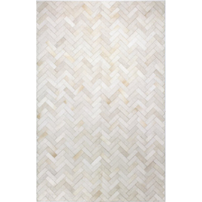 Marsha Handmade Cream Area Rug Rug Size: Rectangle 5' x 8'