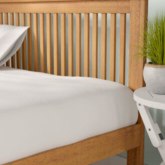 Wayfair Basics® 1800 Series Microfiber Fitted Sheet Size: Full/Double, Color: Aqua