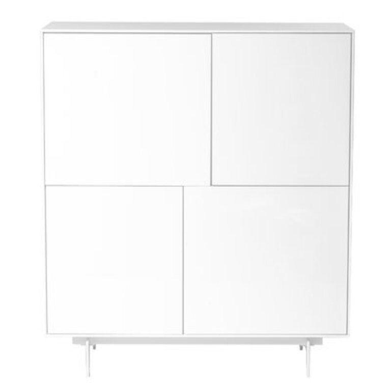 Coburg 4 Door Apothecary Accent Cabinet