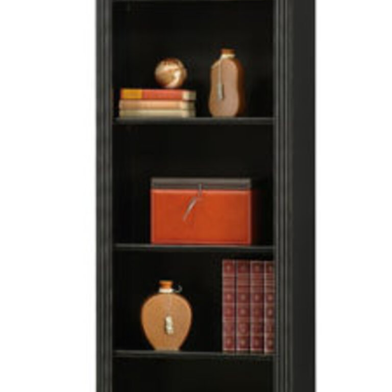 Bradburn Left Return Standard Bookcase Color: Antique Black