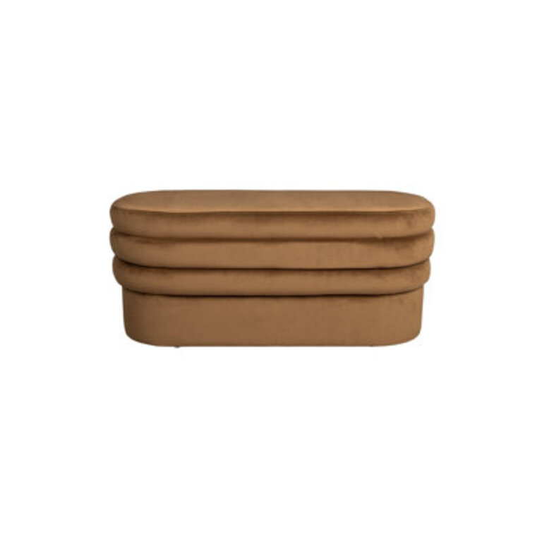 Aditi Upholstered Bench Upholstery Color: Brown