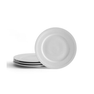 Max Beaded Porcelain 8.5-Inch Salad Plate