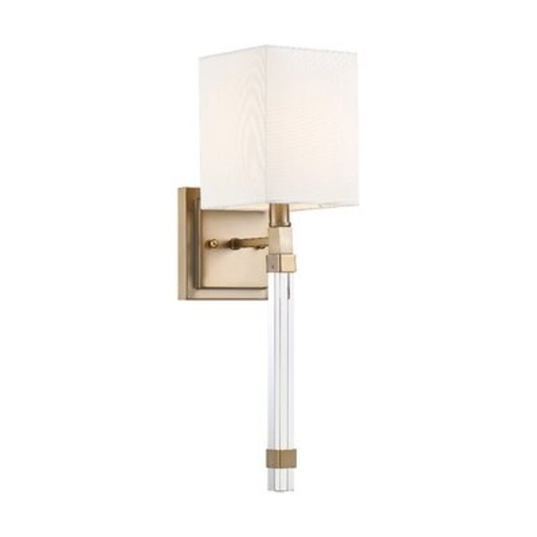 Tompson 1 - Light Wallchiere Finish: Burnished Brass