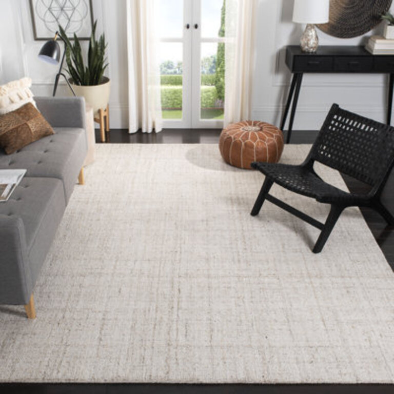 Gaten Handmade Tufted Area Rug in Ivory Rug Size: Rectangle 12' x 18'