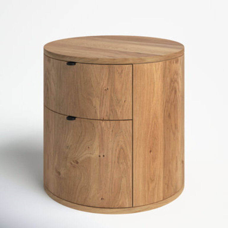 Element TWO DRAWER NIGHTSTAND Color: Natural