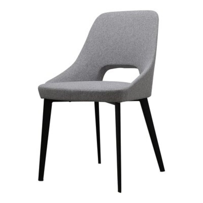 Wesley Upholstered Side Chair Upholstery Color: Light Gray