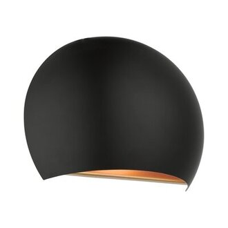 Aznar 1 Light Wall Sconce Shade Color: Black