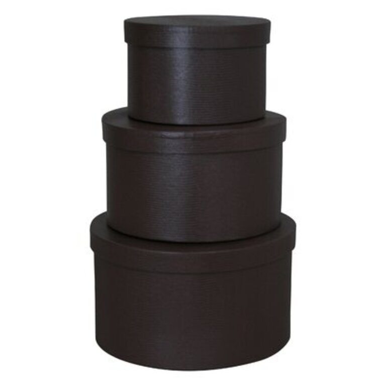 Grieves 3 Small Paperboard Decorative Box Color: Brown