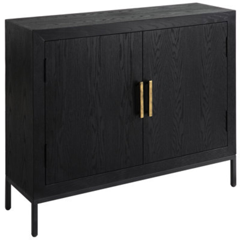 Hokku Designs Front Range Dark Oak 2 Door Cabinet