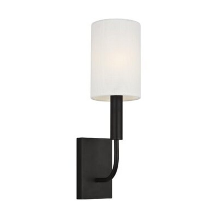 Tedder 1 - Light Dimmable Candle Wall Light Finish: Aged Iron