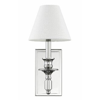Beal 1 - Light Dimmable Armed Sconce Shade Color: Polished Nickel