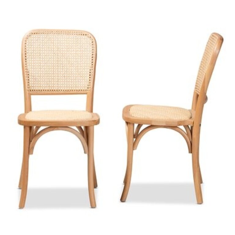 Siclen Stacking Parsons Chair in Beige
