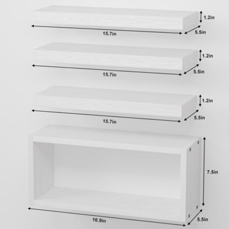 Breki Bathroom Storage Finish: White