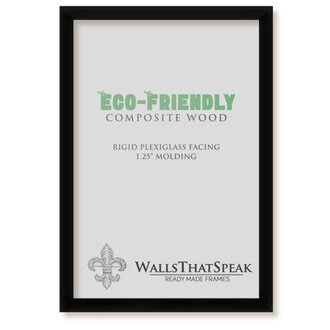 Single Picture Frame Set in Black Picture Size: 24" x 34"