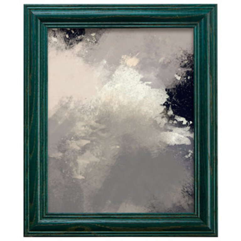 1.27" Wide Wood Grain Picture Frame Color: Hunter Green, Picture Size: 24" x 36"