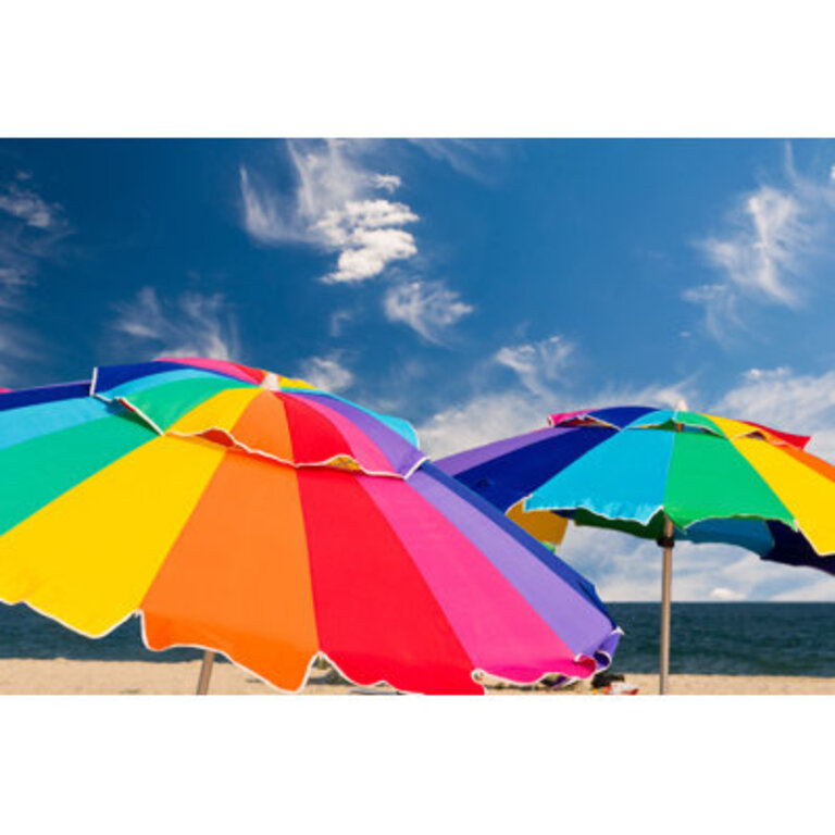150862873_Bright Beach Umbrellas Size: 8" H x 12" W x 1.25" D