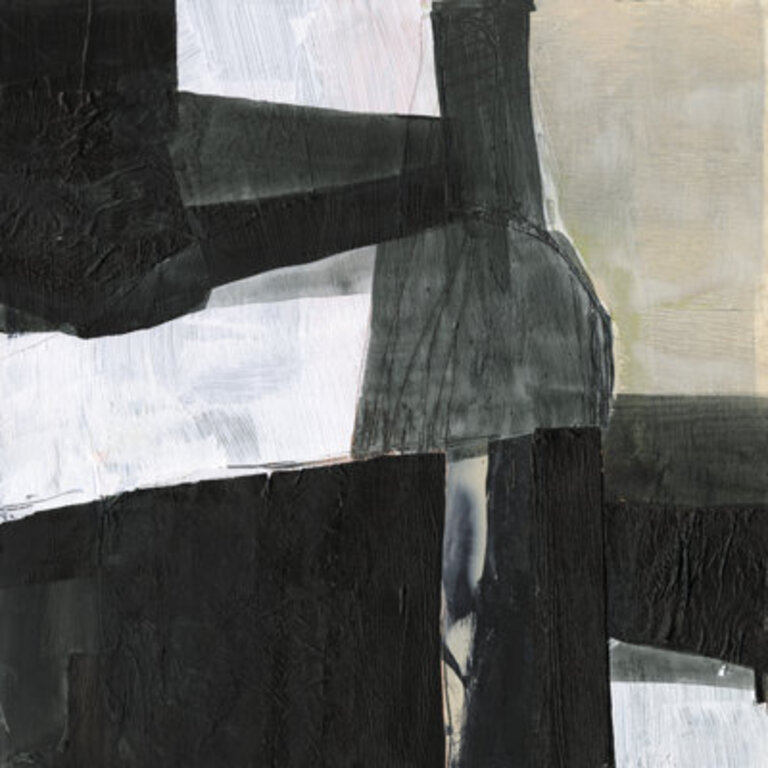 Deconstructed Ebony II by Jennifer Goldberger - Wrapped Canvas Painting Format: Wrapped Canvas, Mat Included: No, Overall Size: 12" H x 12" W x 1.25" D