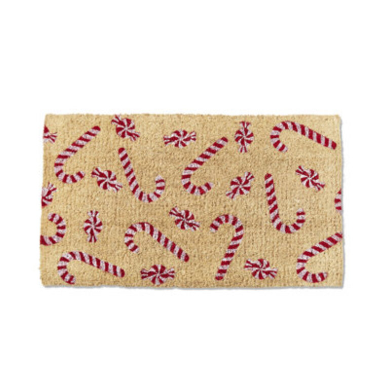 Peppermint Candy Coir Mat