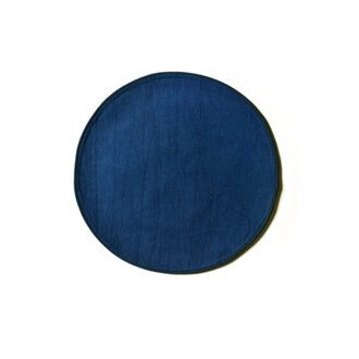 Blush And Pine Color Block Round Placemat Set Of 4 Color: Navy