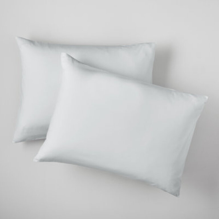 Coyer 100% Cotton Percale Duvet Cover Set Size: King Duvet Cover + 2 Pillow Shams, Color: Stormy Blue