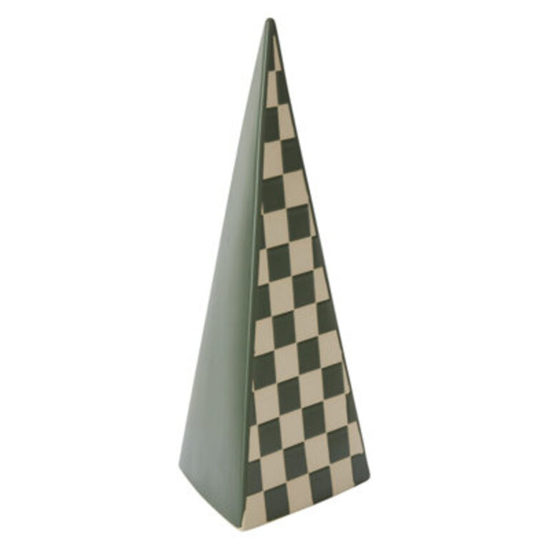 Colorado Checker Tree Sculpture Size: 14" H x 5.75" W x 5.75" D