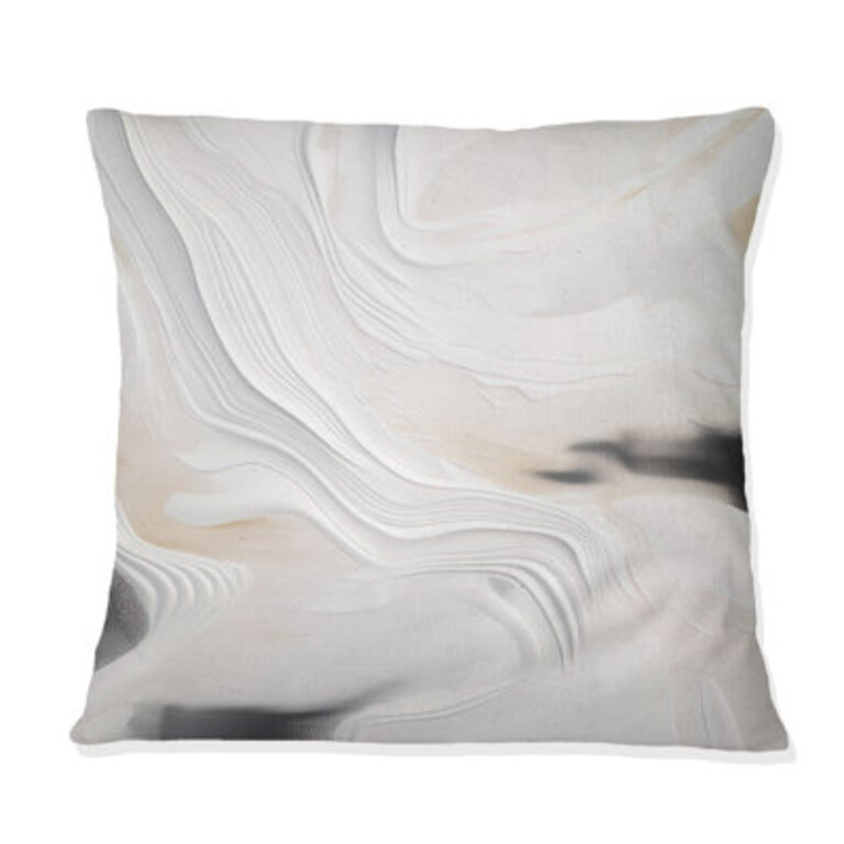 Marble Throw Pillow Size: 18"H x 18"W, Shape: Square
