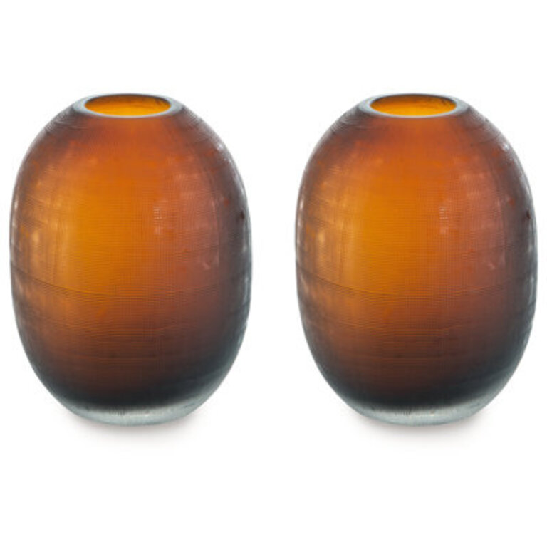 Cazandra Glass Table Vase Size: 7.75" H x 6" W x 6" D