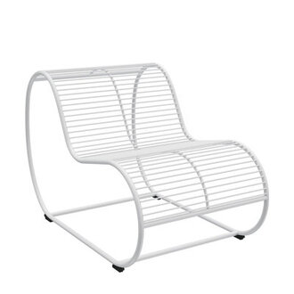 Loop Lounge Chair Color: White
