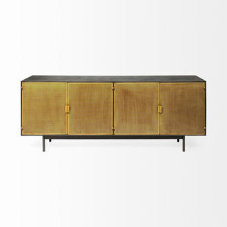 Sonali 79" Wide Iron Sideboard