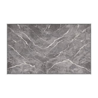 Silky Soft Plush Gray Area Rug Rug Size: Rectangle 8' x 10'