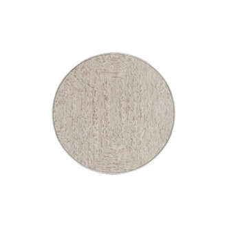 Machine Washable Beige Area Rug Rug Size: Round 8'