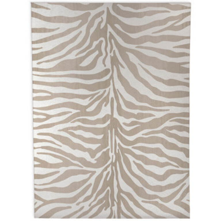 ZEBRA STONE Bath Rug By Kavka Designs Size: 48" W x 72" L