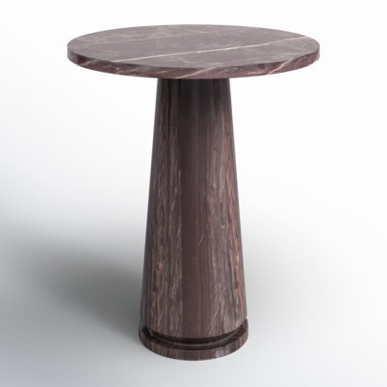 Koorosh 23.5'' Tall Pedestal End Table Color: Pink