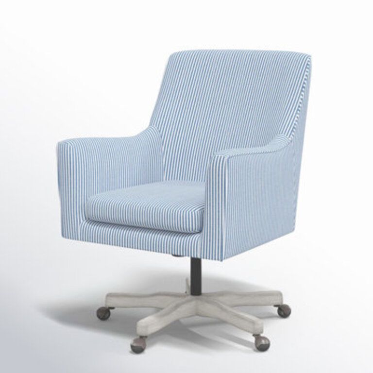 Rochelle Task Chair Upholstery Color: Prep Stripe Blue