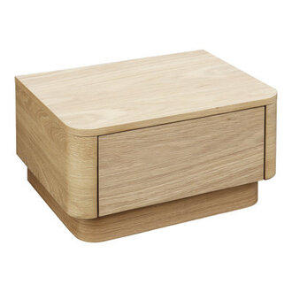 Mille 1 - Drawer Nightstand Color: Natural