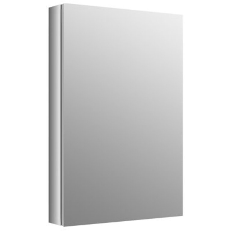 Verdera® Recessed or Surface Mount Frameless Medicine Cabinet with 3 Adjustable Shelves Size: 30" H x 20" W x 4.75" D