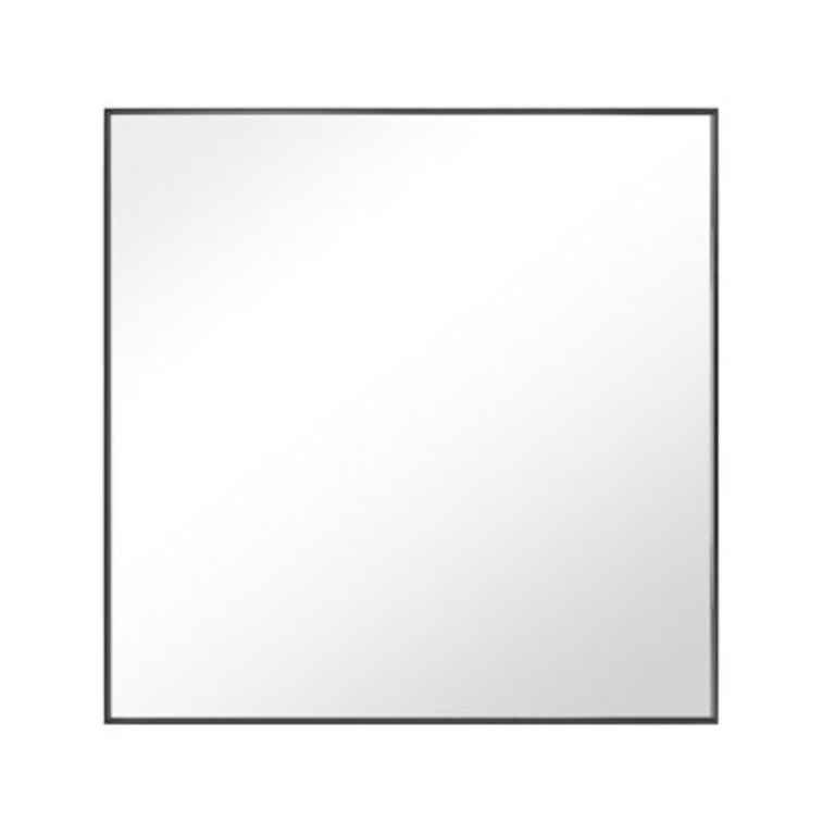 Silvijo Modern & Contemporary Bathroom / Vanity Mirror Size: 30" x 30", Finish: Black