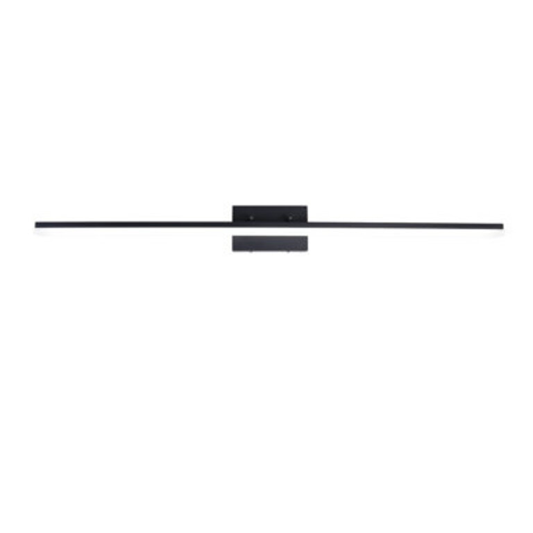 48'' Alfonzie 1-Light Dimmable LED 46W Bath Bar Finish: Matte Black, Bulb Type: Cold White 5000K