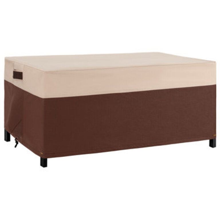 Breathable Patio Coffee Table Cover Size: 16" H x 38" W x 28" D