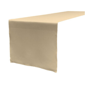 Wayfair Basics Solid Color Table Runner Color: Khaki