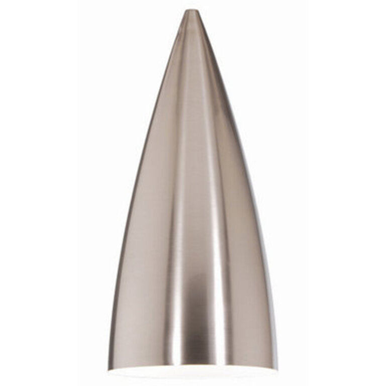 Industrial 8.94" H Glass Novelty Pendant Shade ( Screw On ) Color: Brushed Nickel