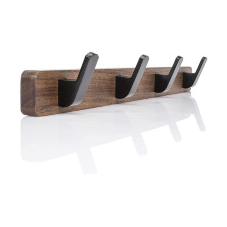 Metal 4 - Hook Wall Mounted Coat Rack