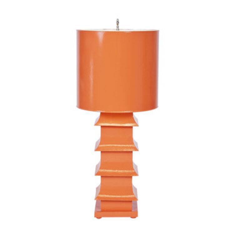 30" Table Lamp Finish: Orange
