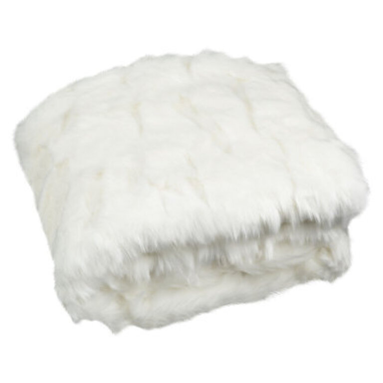Faux Fur Throw Size: 72" x 60"