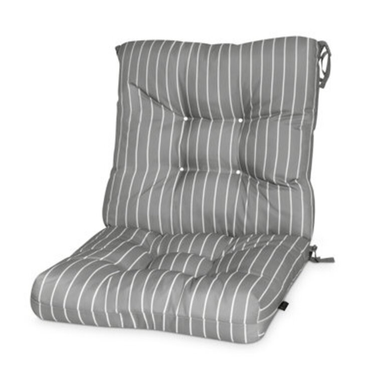 Outdoor Seat/Back Cushion Fabric: Moon Mist