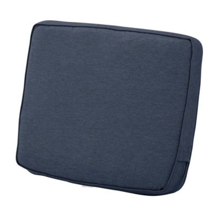 Ayvion Outdoor Lounge Chair Cushion Fabric: Indigo Blue, Size: 4" H x 22" W x 23" D