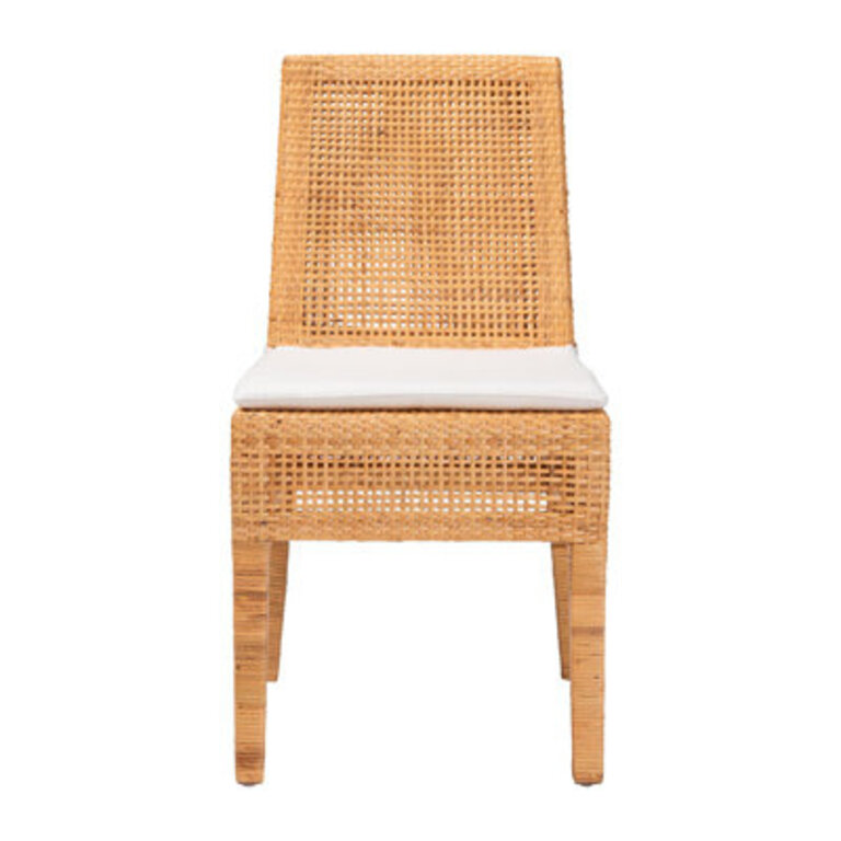 Bali & Pari Morris Bohemian Light Honey Rattan Dining Chair