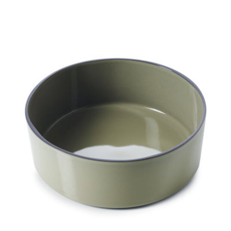81.15 fl oz. Pasta Dish Color: Green, Size: 3.25" H x 9.75" W x 9.75" D (Single Bowl)