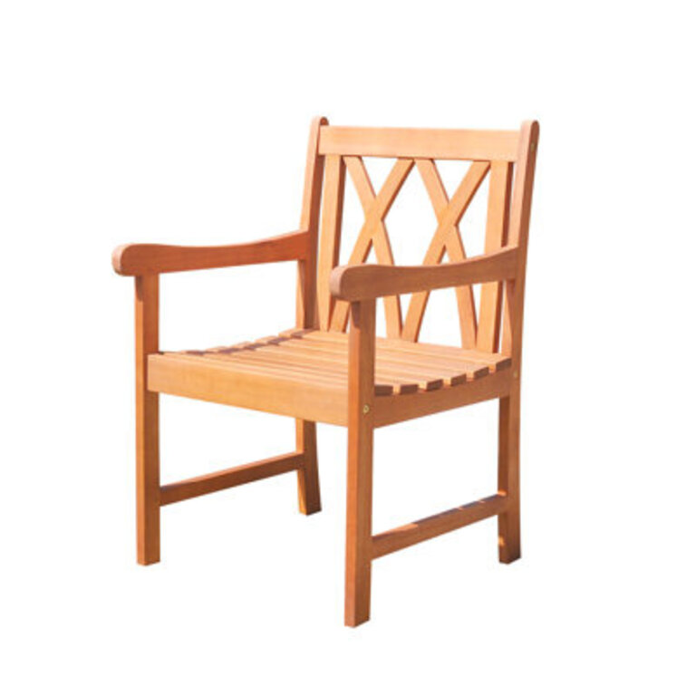 Aleha Eucalyptus Patio Dining Armchair